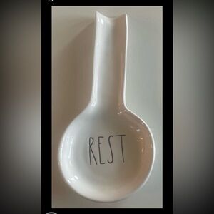 Rae Dunn “REST” Spoon Rest – Artisan Collection by Magenta